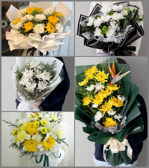 广东梅州市五华县龙村镇黄洞村白事花束代送